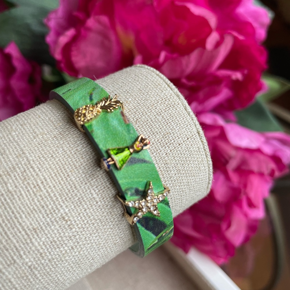 Keep Collective Stella & Dot Double Leather Band with Charm